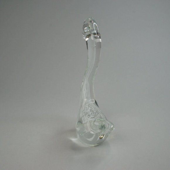 Murano Style Blown Glass Swan - Picture 3 of 9